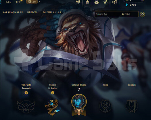 2022 KURULUM / 32 LEVEL / UNRANKED