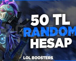 50 TL ÖZEL STOK RANDOM HESAP