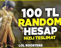 100 TL ÖZEL STOK RANDOM HESAP
