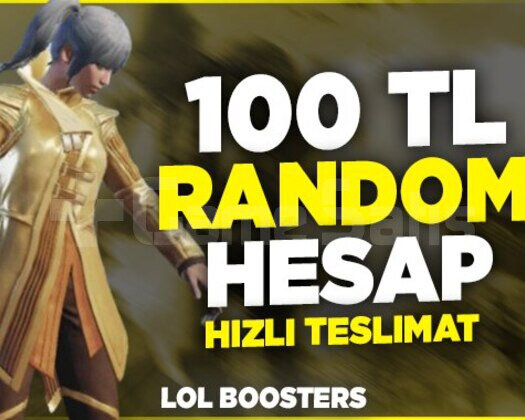 100 TL ÖZEL STOK RANDOM HESAP