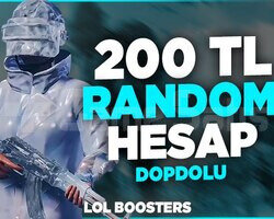 200 TL ÖZEL STOK RANDOM HESAP