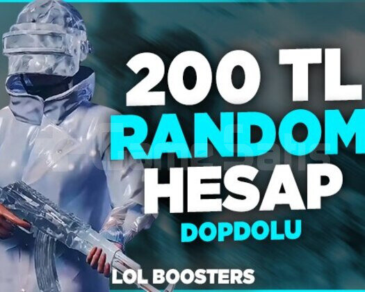 200 TL ÖZEL STOK RANDOM HESAP