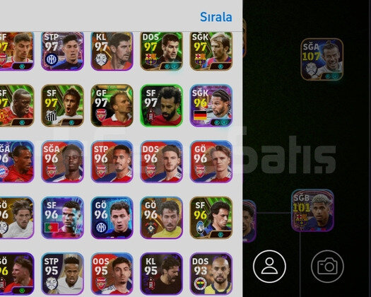 107 BALE 103 MBAPPE 103 HALAND DOLU DOLU