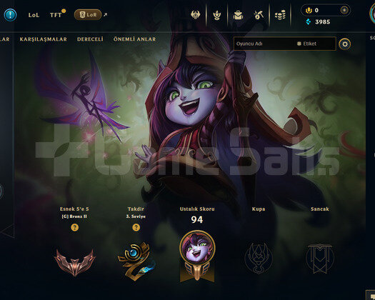 TR Demir 4 | 35 Hero - 3 İade Hakkı | LoL Hesap