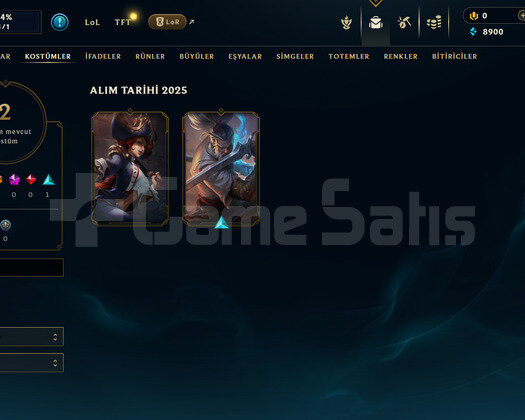 TR Unranked | 2 Kostüm - 28 Hero | LoL Hesap
