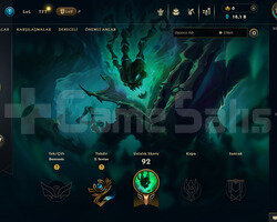 TR Unranked | 34 Hero - 18K Mö | LoL Hesap