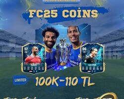 FC25 Coins - 100K/110 TL HER ŞEY DAHİL KONSOL