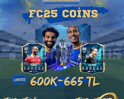 FC25 Coins - 600K/665 TL  İNDİRİMLİ - SINIRLISTOK