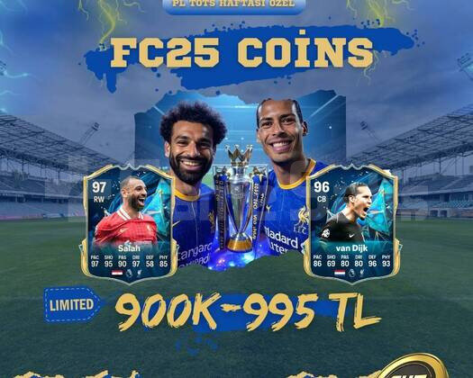FC25 Coins - 900K/990 TL  İNDİRİMLİ - SINIRLISTOK