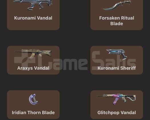 6 VANDALLI//BOL SKİNLİ//MAİNLİK ACC!!