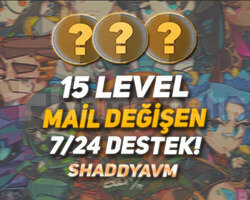TR - MAİL DEĞİŞEN - 15 LEVEL - HESAPLAR!