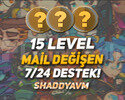 TR - MAİL DEĞİŞEN - 15 LEVEL - HESAPLAR!