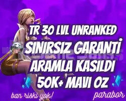 TR SINIRSIZ GARANTİLİ ARAMLA KASILMIŞ 50K+ ÖZ