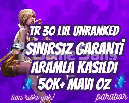 TR SINIRSIZ GARANTİLİ ARAMLA KASILMIŞ 50K+ ÖZ