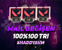 TR - 17 LEVEL - MAİL DEĞİŞEN HESAPLAR