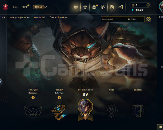 TR Unranked | 1 Kostüm - 25 Hero | LoL
