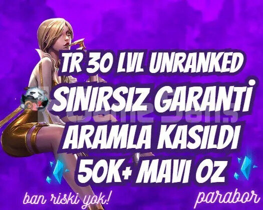 TR SINIRSIZ GARANTİLİ ARAMLA KASILMIŞ 50K+ ÖZ
