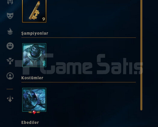 EUW Demir 4 | 1 Kostüm - 36K Mö | LoL Hesap