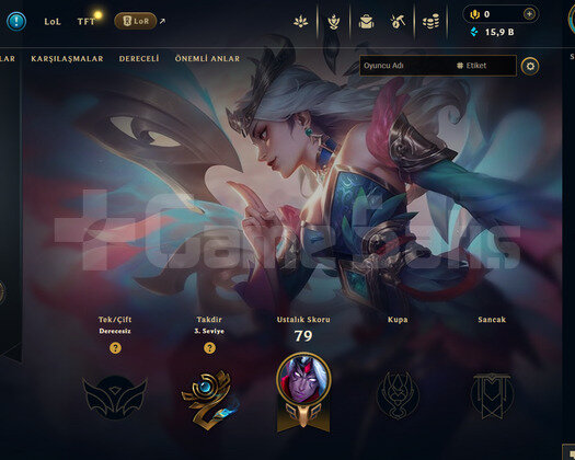 EUW Unranked | 2 Kostüm - 15K Mö | LoL Hesap