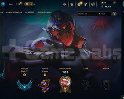 EUW Plat 4 | 5 Kostüm - 29K Mö | LoL Hesap