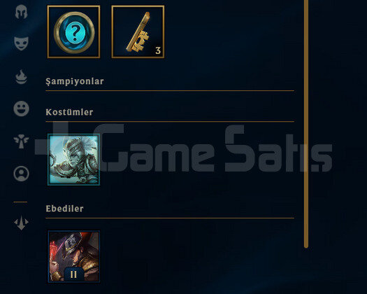 TR Plat 3 | 3 Kostüm - 29 Hero | LoL Hesap