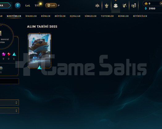 TR Silver 3 | 1 Kostüm - 27 Hero | LoL Hesap