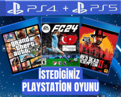 İSTEDİĞİNİZ 3 ADET PLAYSTATİON OYUNU