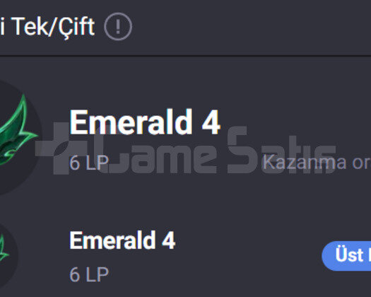 EUW EMERALD 4/4WİN 4 LOSE/KAYN YONE SKİN/TAKDİR3