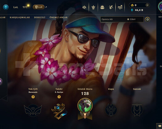 EUW Unranked | 2 Kostüm - 46,4K | LoL