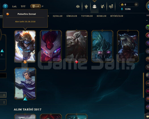 EUW 89 LEVEL HANDMADE MAİLLİ 20 SKİNLİ FRESH HESAP