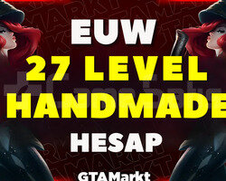 27 Seviye Handmade EUW Hesap!