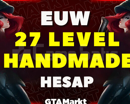 27 Seviye Handmade EUW Hesap!