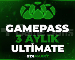 Xbox Gamepass Ultimate 3 AYLIK + Garanti