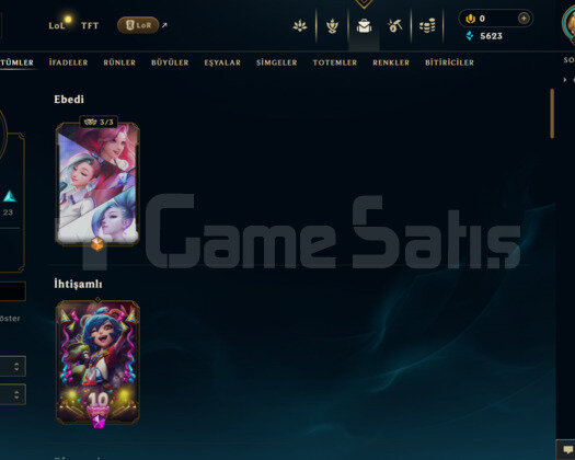 EUW 69 SKİN DEMİR HESAP - LOL