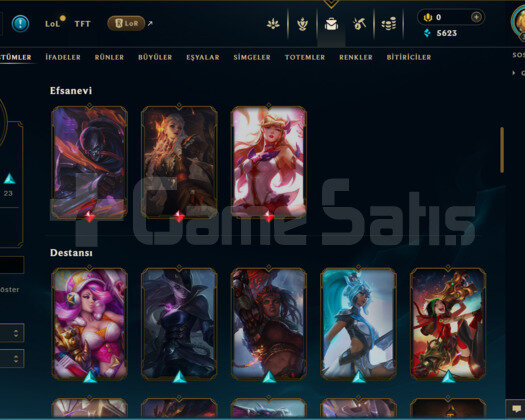 EUW 69 SKİN DEMİR HESAP - LOL