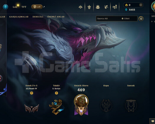 EUW 69 SKİN DEMİR HESAP - LOL