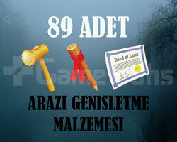 89 Adet Arazi Genişletme 16,30 TL