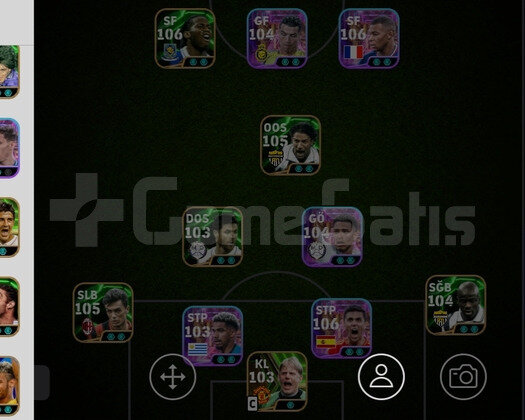 KG32372 BOMBACI 106 DROGBA 104 RONALDO