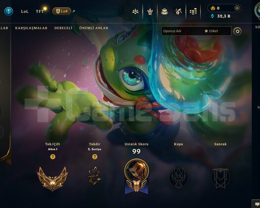 EUW Gold 1 | 2 Kostüm - 32 Hero | LoL