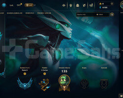 EUW Geçen Sezon Plat | 2 Kostüm - 44 Hero | LoL
