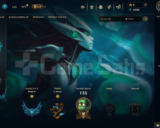 EUW Geçen Sezon Plat | 2 Kostüm - 44 Hero | LoL