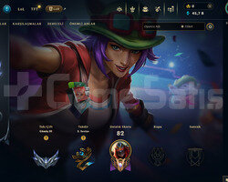 EUW Silver 3 | 5 Kostüm - 45K Mö | LoL Hesap