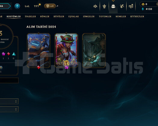 EUW Unranked | 3 Kostüm - 23 Hero | LoL Hesap
