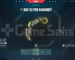 RGX PRO KARAMBİT VE KAOS BAŞLANGIÇ MAİLLİ HESAP