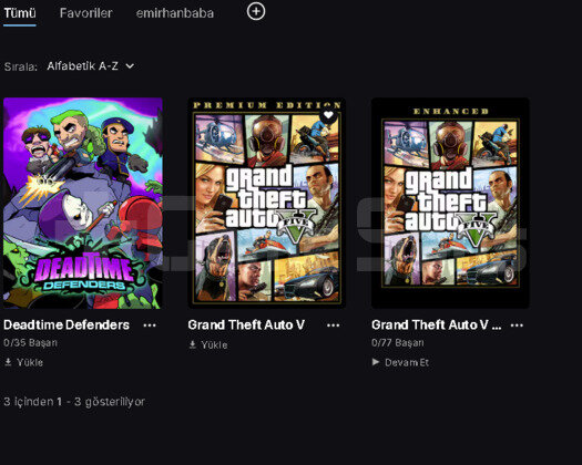 GTA V Lİ HESAP