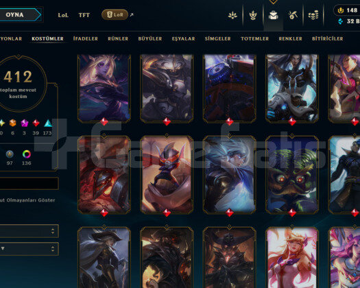 693 LEVEL / 412 SKIN / FULL HERO / +MAIL / +TEL