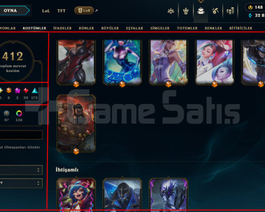 693 LEVEL / 412 SKIN / FULL HERO / +MAIL / +TEL