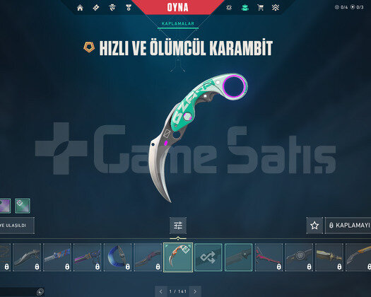 TR + MAİL DEĞİŞEN + KARAMBİT + FATİH +ASİL MAİNLİK