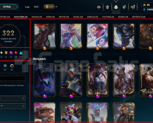 171 LEVEL / 322 SKIN / FULL HERO / +MAIL