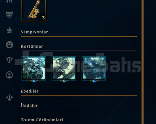 TR Unranked | 4 Kostüm - 12K Mö | LoL Hesap